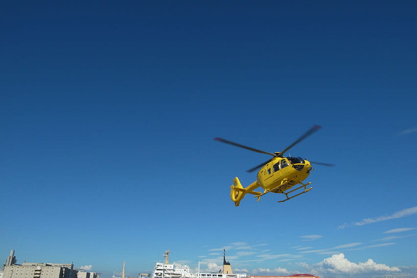 Helicopter scenic flight