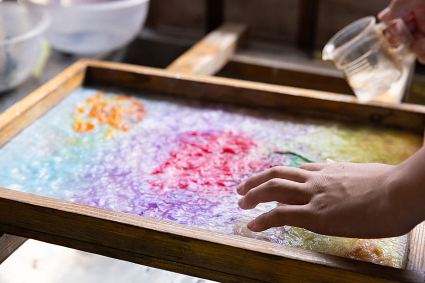 Washi paper making experience