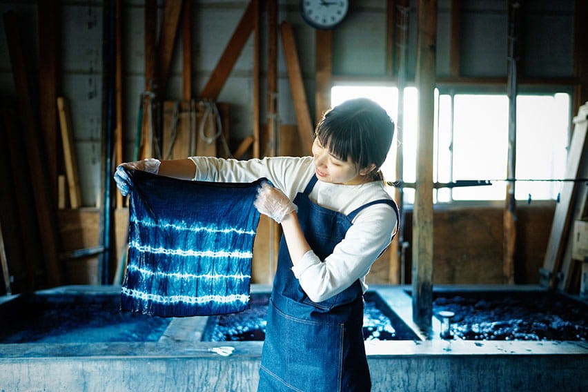 Indigo dyeing experience