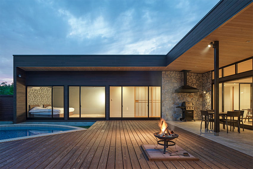 Lake Kawaguchi：Private Villa Glamping Lake Yamanaka