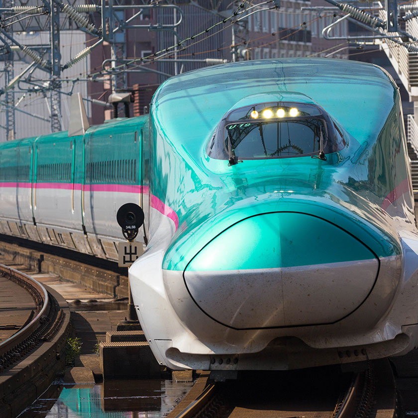Sendai →<br>
Tokyo<br>
(Shinkansen -1h40)