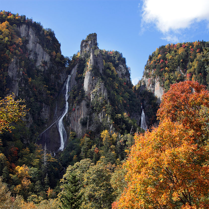 Asahidake → Sounkyo<br>
(1h30) →<br>
Engaru (1h30) →<br>
Abashiri (1h30)