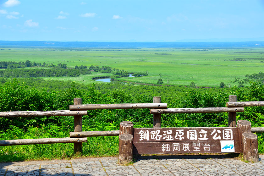 Lake Akan →<br>
Kushiro Wetlands<br>
(various spots) →<br>
Lake Akan<br>
(Drive 約1h30〜2h each way)