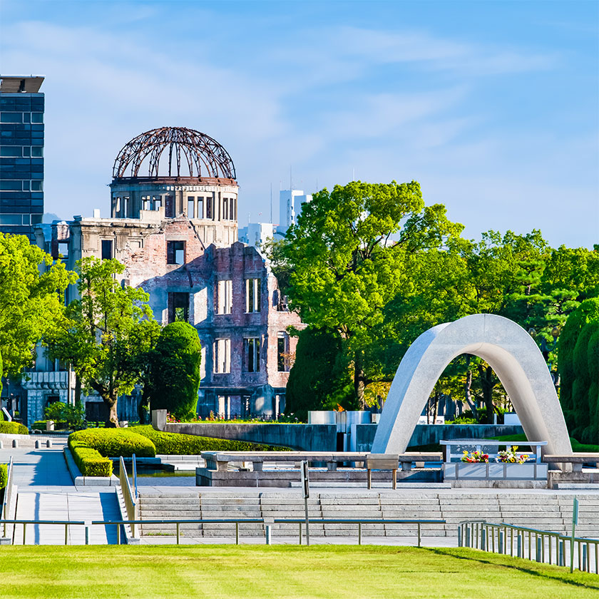 Osaka →<br>
Hiroshima