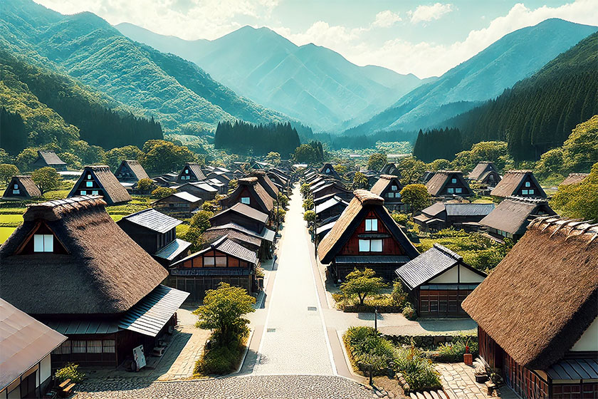 Aizu →<br>
Ouchi-juku →<br>
Inawashiro →<br>
Tokyo / Koriyama